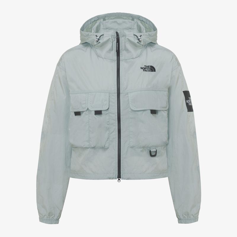 The North Face女款北面防风透气登山夹克 COOL_GRAY 090M