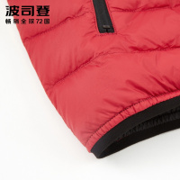 波司登轻薄羽绒马甲短款连帽时尚帅气男羽绒服夹克背心b80131003