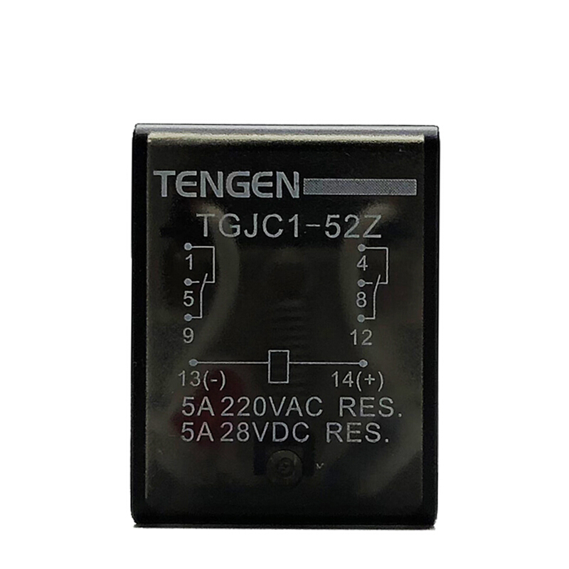 天正电气 TGJC1 小型 5A 2Z 不带灯 220VAC 340040400011 中间继电器