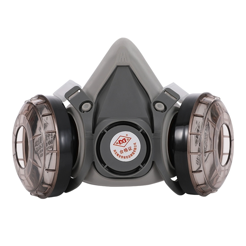 梅安6200双滤式防毒口罩喷漆甲醛工业化工气体异味工业防尘半面罩高清大图