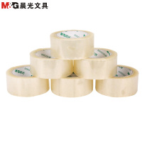 晨光(M&G)AJD97330普透封箱胶带6卷/筒 透明胶带 封箱胶卷 封箱器 打包胶布胶纸