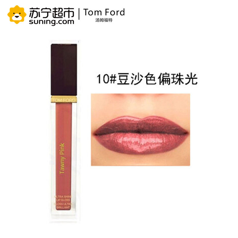 汤姆福特(Tom Ford)烈焰幻魅唇彩 7ml 10#豆沙色偏珠光 TF唇彩 唇蜜 色泽滋润保湿