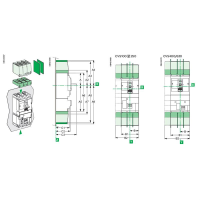 施耐德 Schneider Electric 固定式塑壳漏电断路器CVS160N TM125D 4P 脱扣