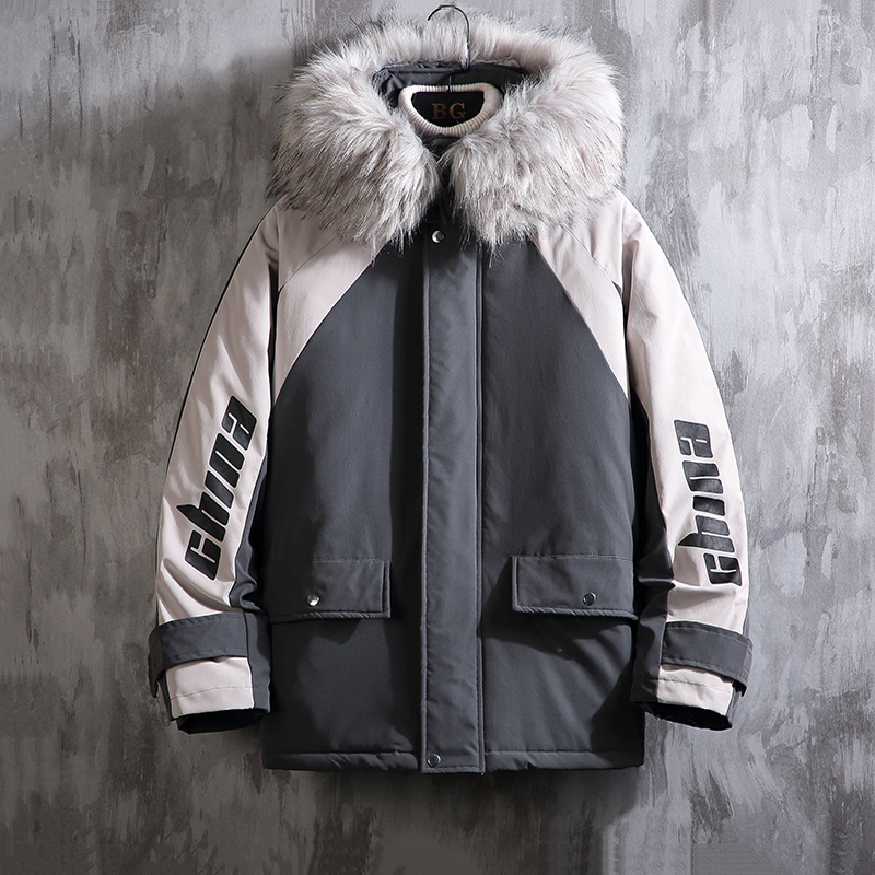 YUANSU派克棉衣男士2020年新款秋冬季潮牌加厚棉袄羽绒棉服大码工装外套棉衣