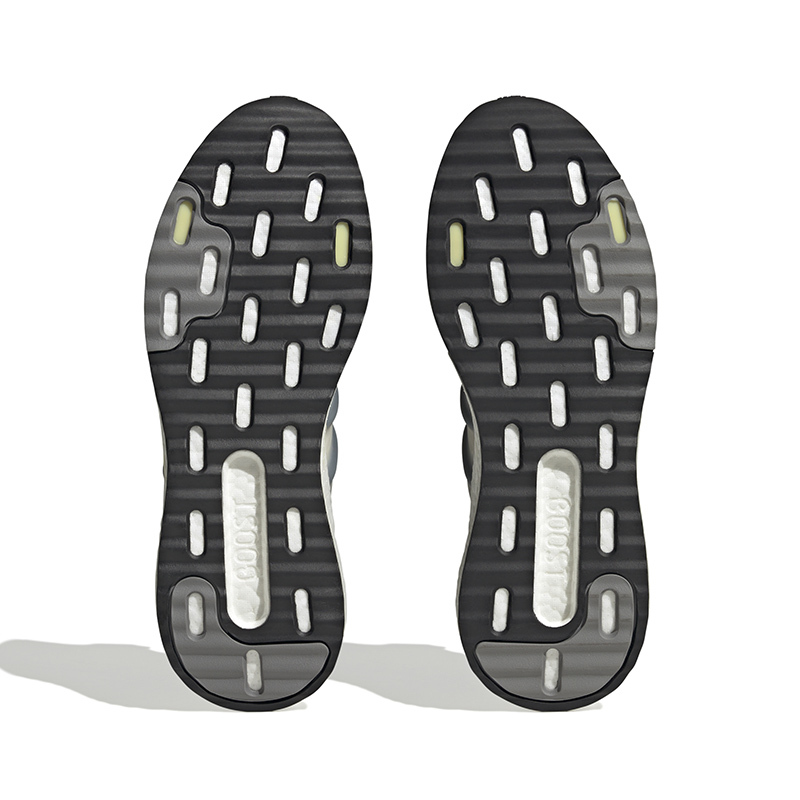 adidas 防滑减震耐磨 低帮 跑步鞋 男款 黑白灰 HP3132