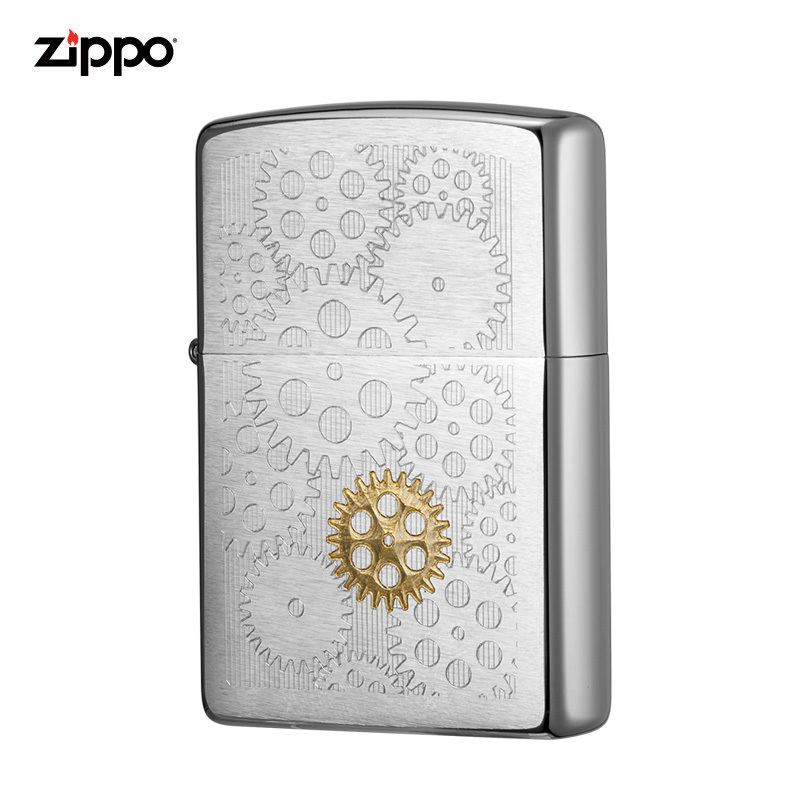 zippo之宝打火机美国原装ZIPPO防风煤油打火机幸运齿轮29907-072380