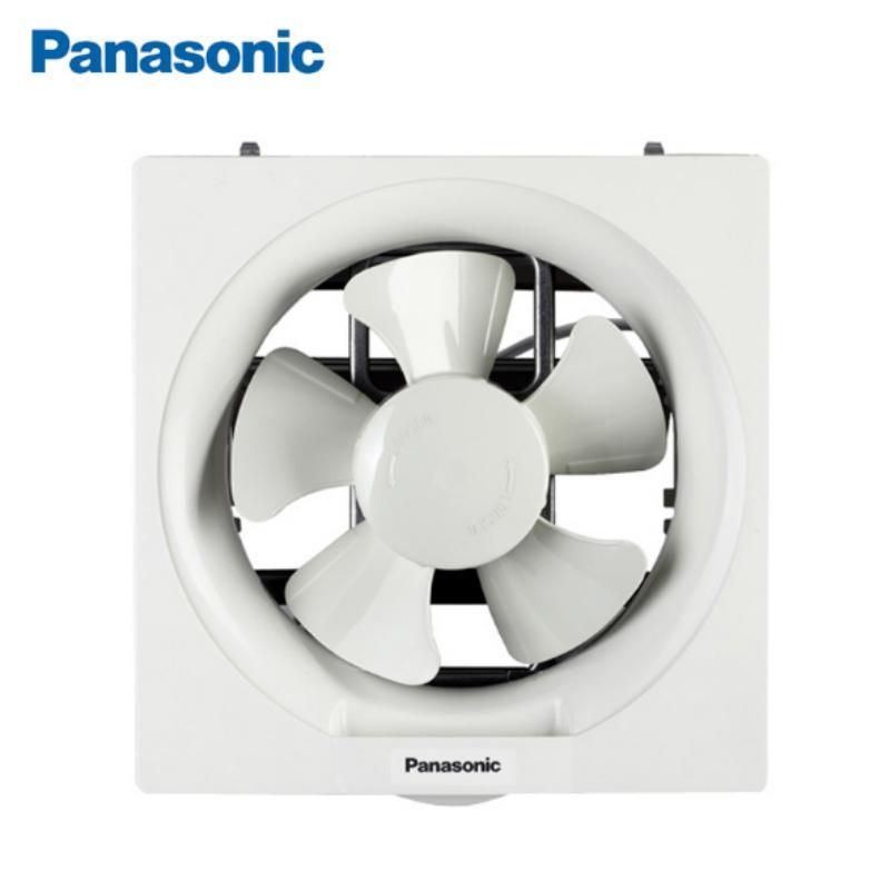 松下(Panasonic)换气扇10寸壁用排气扇厨房卫生间排气式窗用排风扇自动风帘换气扇30*30方孔FV-25VW3高清大图