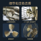 艾美特小风扇家用电风扇台式台面桌面老式金属仿复古怀旧床头风扇 16寸落地款