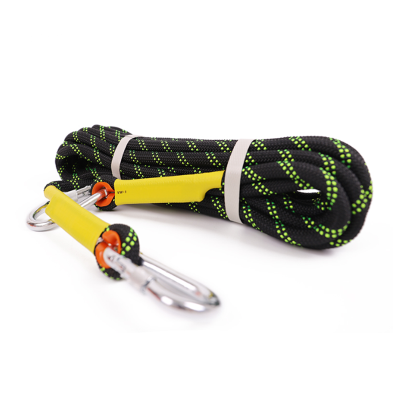 車仆(CHIEF)援邦登山绳12mm/动力绳黑色60米