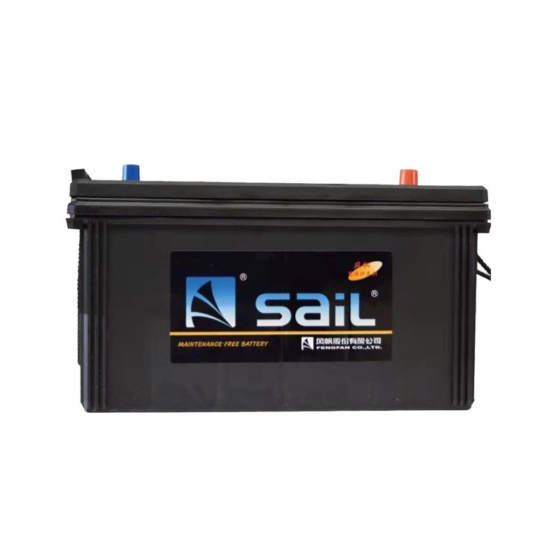 风帆蓄电池大货车驻车空调船舶用汽车启动电瓶12V105AH高清大图