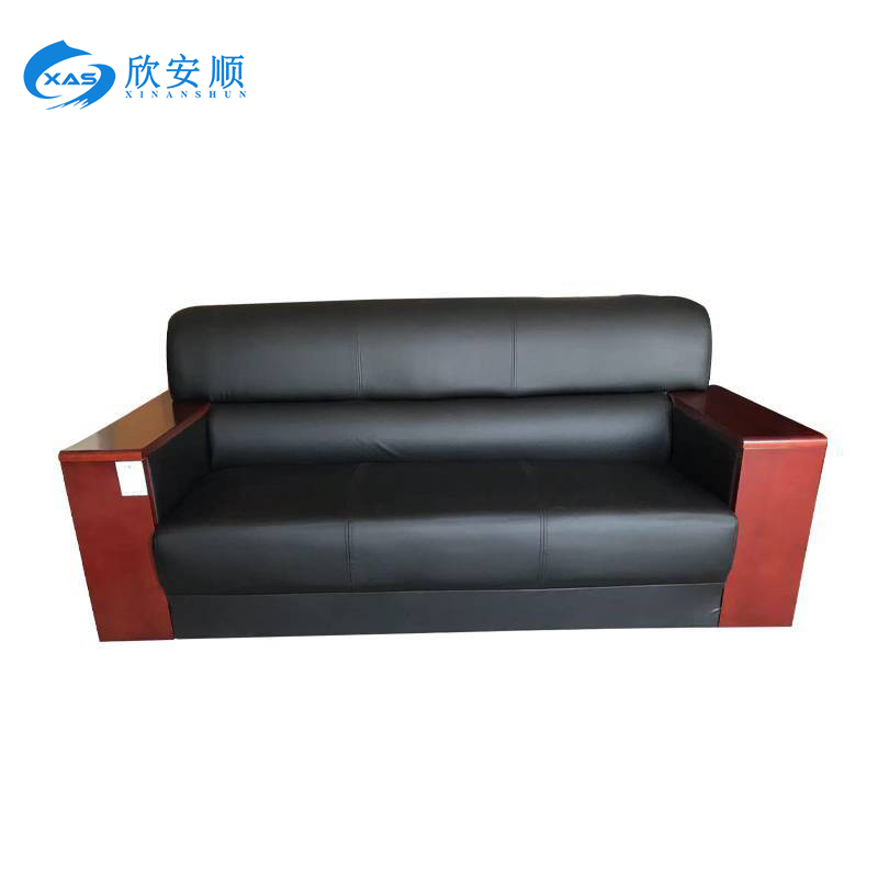 欣安顺 三人位沙发(木扶手)1850*800*860mm 张高清大图