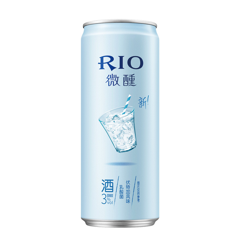 锐澳rio洋酒鸡尾酒预调酒乳酸菌白桃味330ml6