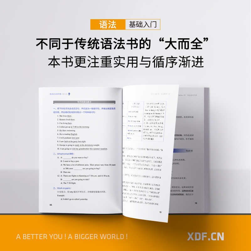 语法新思维 基础版1+2+3(共3本) [正版]新东方语法新思维 基础版1+2+3(共3本)套装 张满胜英语语法书入门初高清大图