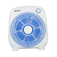 先锋机械台式转页扇KYT25-14AEC/DK3302 电风扇40W-米白配蓝色
