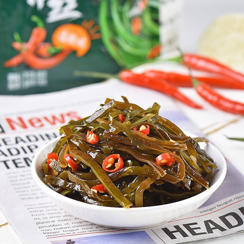 吉香居香辣海带丝88g/袋海带丝 榨菜四川泡菜鲜辣开味