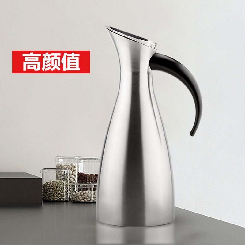 美帮汇茶壶家用保温壶开水壶热水瓶保温瓶暖壶杯304不锈钢大容量欧式高清大图