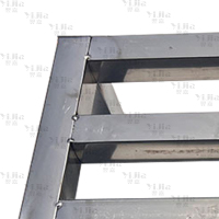 翌嘉 不锈钢架落地支架置物架底托底座托架350*250*100mm