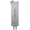 雷克沙(Lexar)D30C U盘 32GB USB3.1与Type-C双接口读130MB/s手机电脑两用金属外壳 银色