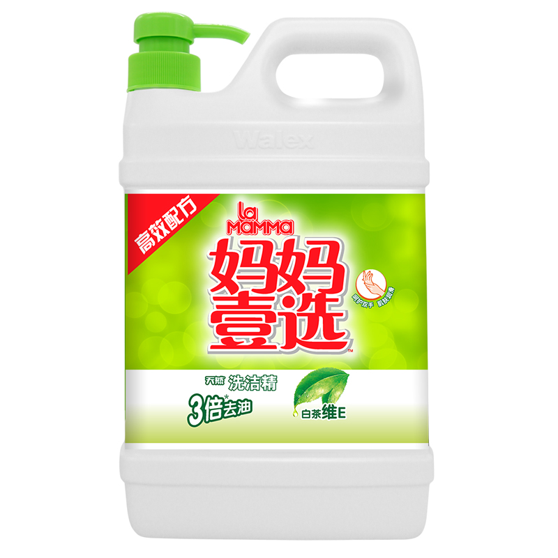 妈妈壹选洗洁精白茶维E 1.39kg 3倍#去油快速去油污 威露士出品