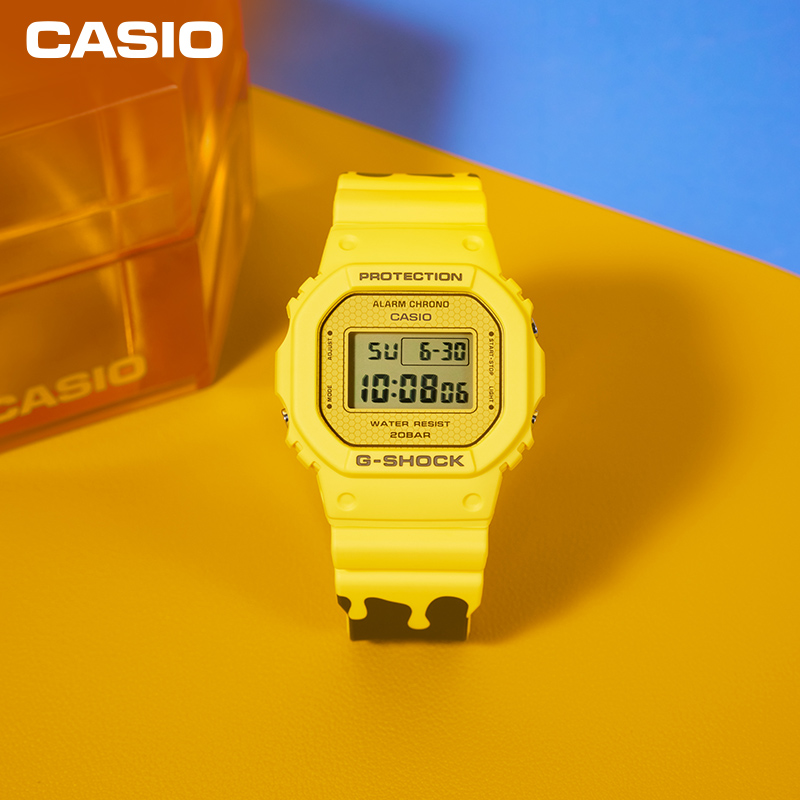 卡西欧HONEY系列时尚潮流运动情侣对表防水防震特殊礼盒款高清大图