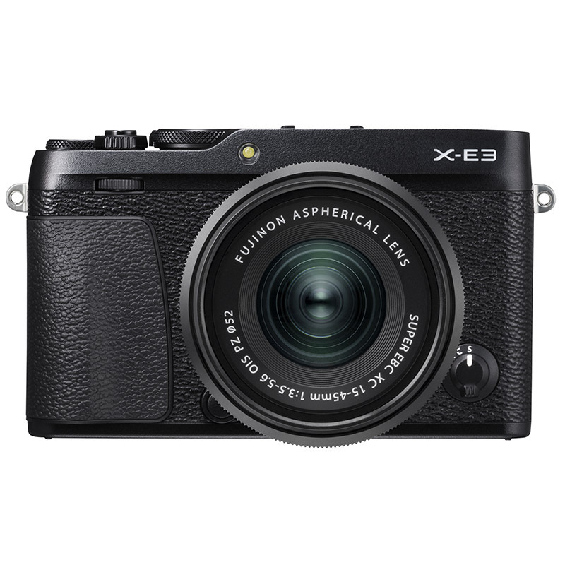 富士(fujifilm)x-e3(xc15-45mm) 黑色 微单套机 单镜头套装 xe3 液晶