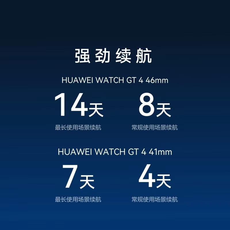 华为/HUAWEI WATCH GT4(41mm)幻夜黑 真皮表带 智能手表 蓝牙电话 腕上微信 健康监测 100+运动模式 5ATM防水 音乐播放 NFC公交门禁 无线充电