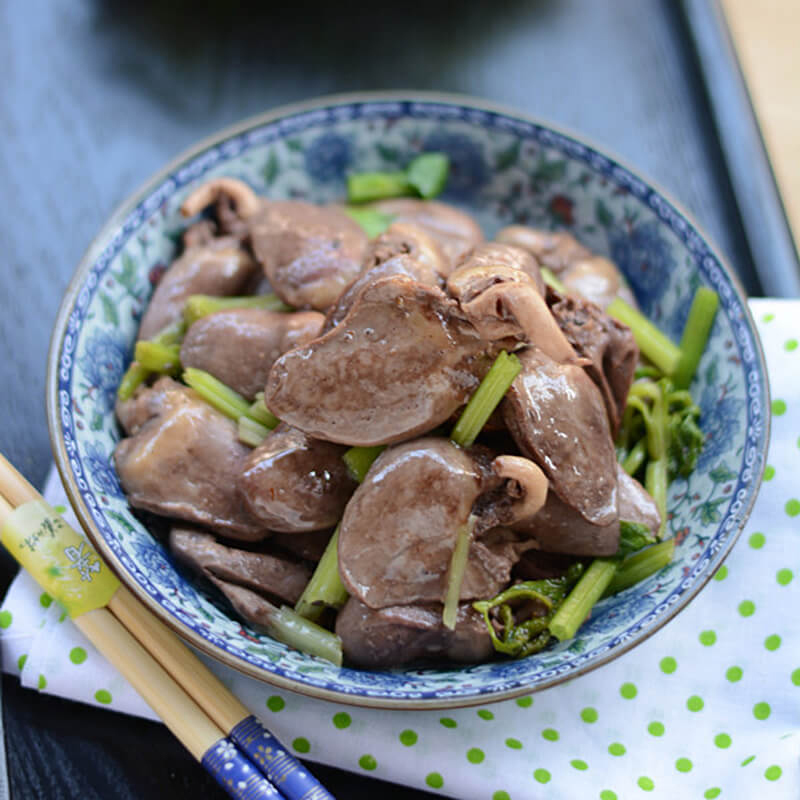 华英 优选鸭心 500g/袋 卤鸭心食材 国产速冻生鲜禽肉