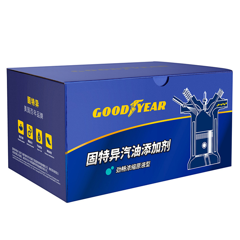 美国固特异 Goodyear 劲畅浓缩原液型燃油宝汽油添加剂燃油清净剂除积碳节油宝清洁剂 6瓶铁罐整盒装
