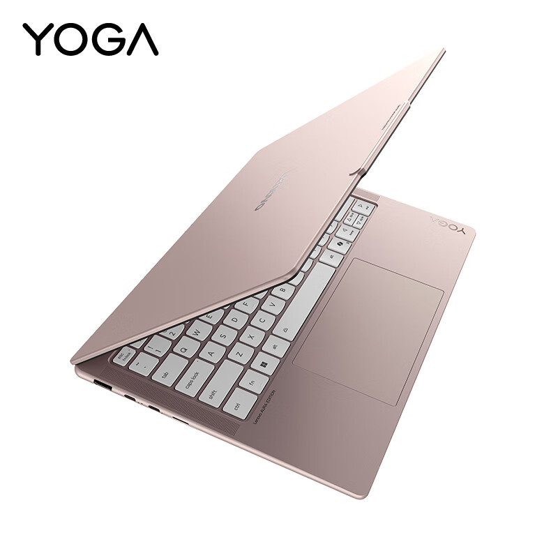 联想(Lenovo)YOGAAir14 Aura AI元启触控屏轻薄笔记本电脑 2代酷睿Ultra7-258V 32G 1T 2.8K 120Hz高刷触控OLED 流岚粉高清大图