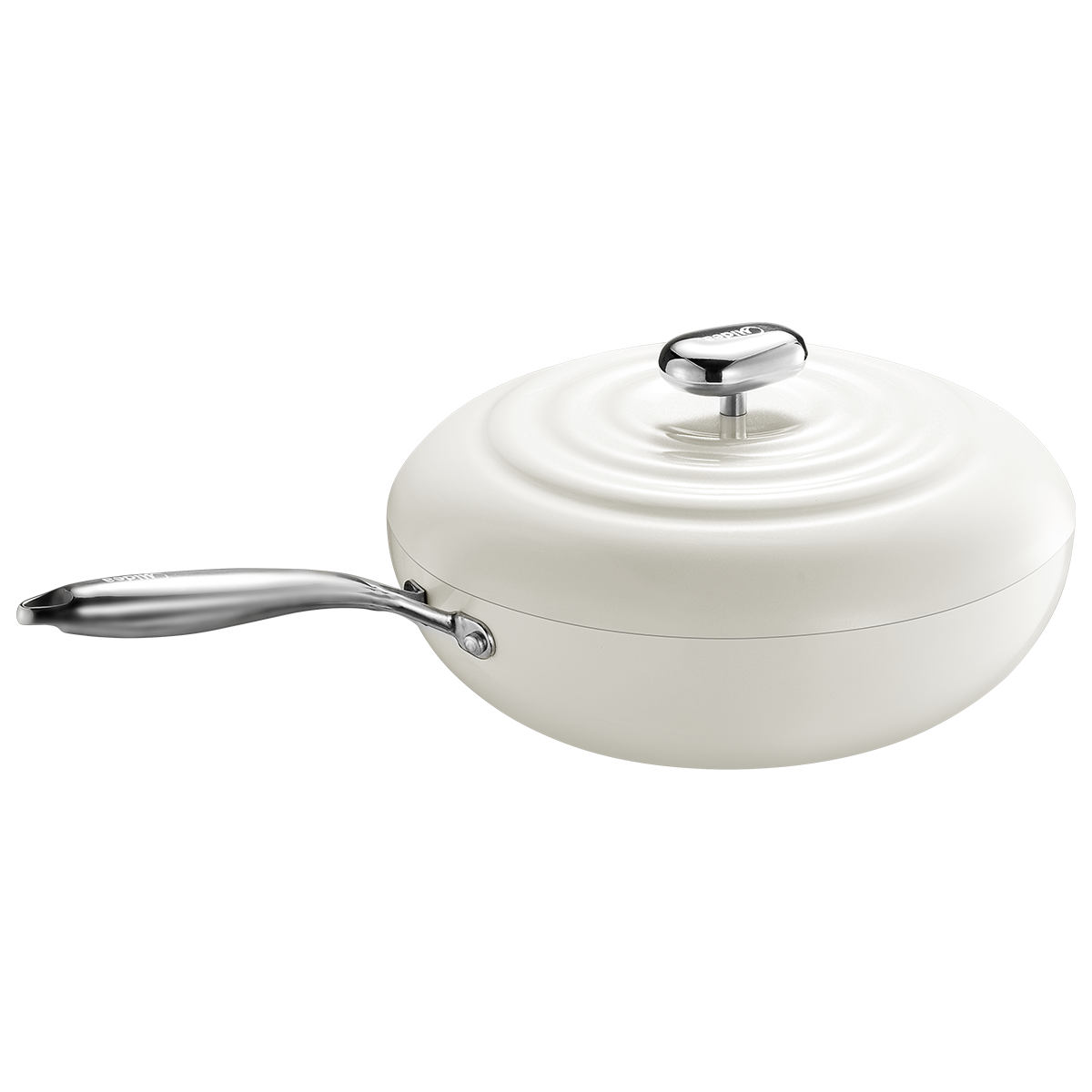 美的(Midea)水油刻度线 国标一级不粘 纳米钛陶瓷釉面 无氟 少油烟 燃磁通用 抑菌 CL32TC01D高清大图