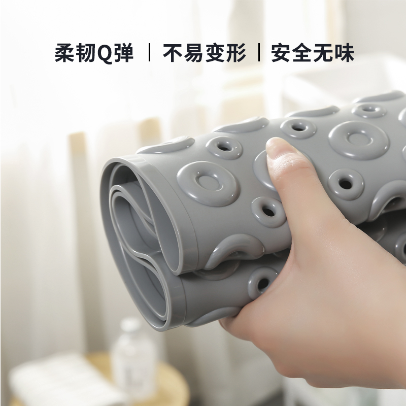 浴室防滑垫卫生间地垫纳丽雅洗澡脚垫淋沐家用浴室镂空 防滑垫子吸盘
