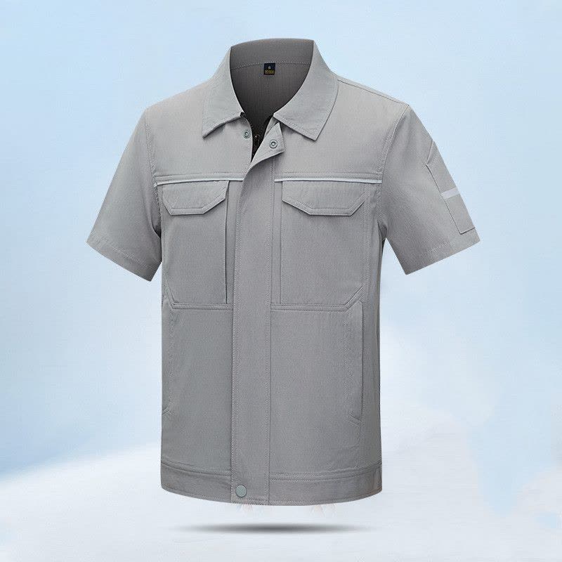 蒙企智品 短袖劳保服 套装HY1/套图片