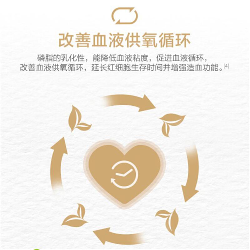 汤臣倍健 大豆磷脂软胶囊 100粒/瓶 中老年人保健品 辅助血管减压 改善血液供养循环 单瓶价