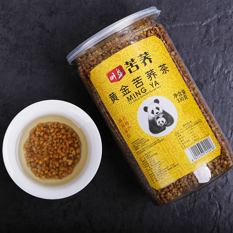 明芽苦荞茶四川大凉山正品黄金苦荞茶花草茶花茶330g