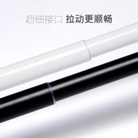 免打孔浴帘杆伸缩杆直杆型卧室窗帘杆卫生间帘杆晾衣杆黑色撑杆