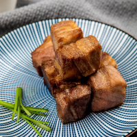 品珍鲜活 原切谷饲牛腩块500g*2 净重2斤生鲜牛肉 原切牛腩块生鲜肉类生鲜食品 雪花纹理肥瘦均匀烧烤煎煮牛腩块