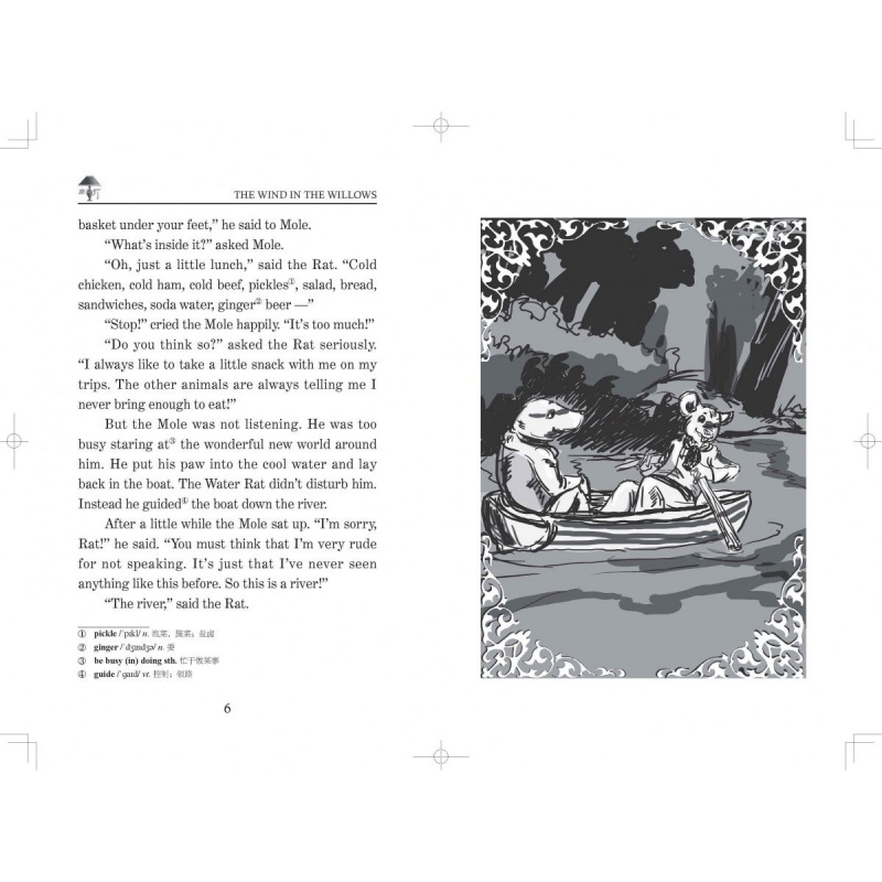 [正版]床头灯英语读本系列3000词 柳林风声 纯英文版英语读物课外阅读高清大图