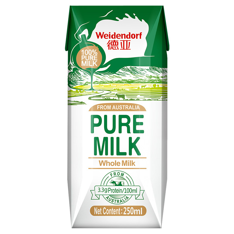 德亚(weidendorf)全脂纯牛奶250ml*24盒/整箱装 常温牛奶 澳洲进口甄选高清大图