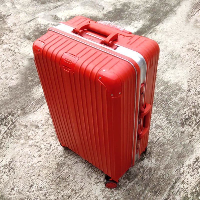 行李箱女学生韩版铝框拉杆箱男密码箱大容量旅行箱包万向轮皮箱子视频
