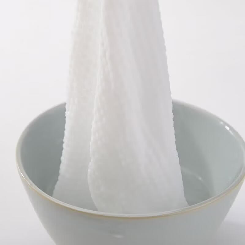 洁丽雅(Grace)全棉一次性洗脸巾60抽 20*20cm干湿两用擦拭不掉絮不掉屑温和亲肤高清大图