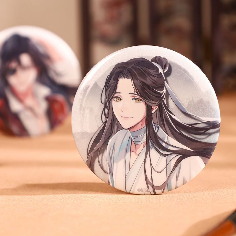 谢怜生辰马口铁徽章 指间萦绕系列 [正版] 天官赐福动画 指间萦绕系列 谢怜马口铁徽章