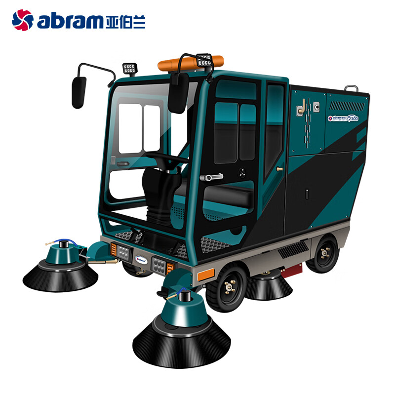 亚伯兰(abram)YBL-2300 大型工业扫地车 扫路车工厂商用市政环卫清扫 马路环卫保洁驾驶式扫地机高清大图