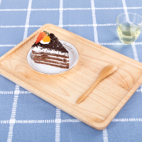 唐宗筷 盘/碟 功夫茶具 橡胶木方形茶托盘 水果盘 干果盘 年货零食盘 寿司盘 35*24cm C5809