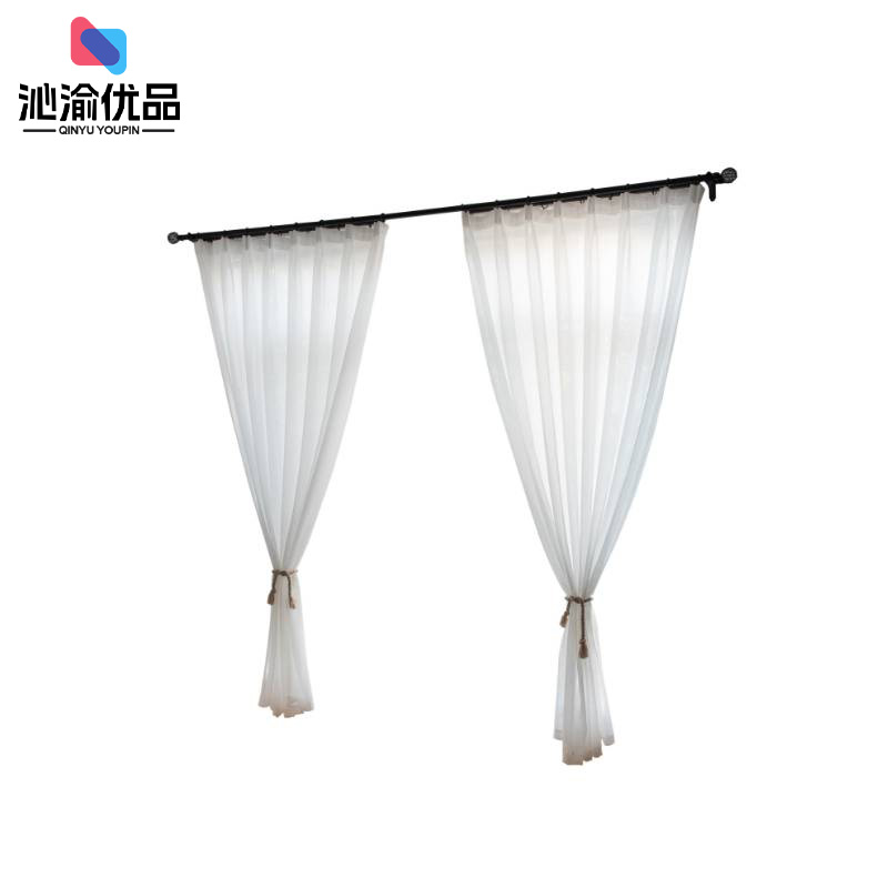 沁渝优品 窗帘 白色 米