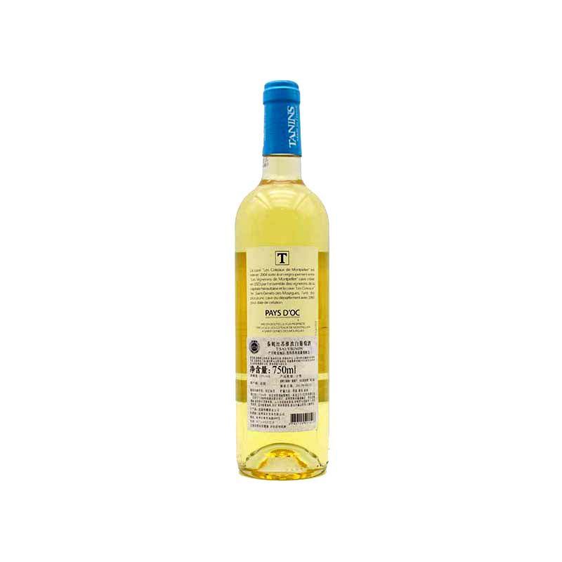 法国原瓶进口葡萄酒 泰妮丝苏维浓 干白甜葡萄酒 Tanins 双支装750ml*2
