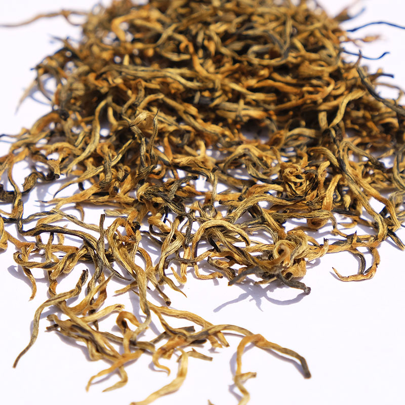 茗纳百川 茗茶 2022年春茶云南红茶 新茶 凤庆茶叶 特级滇红茶 蜜香小金丝罐装 125克2罐