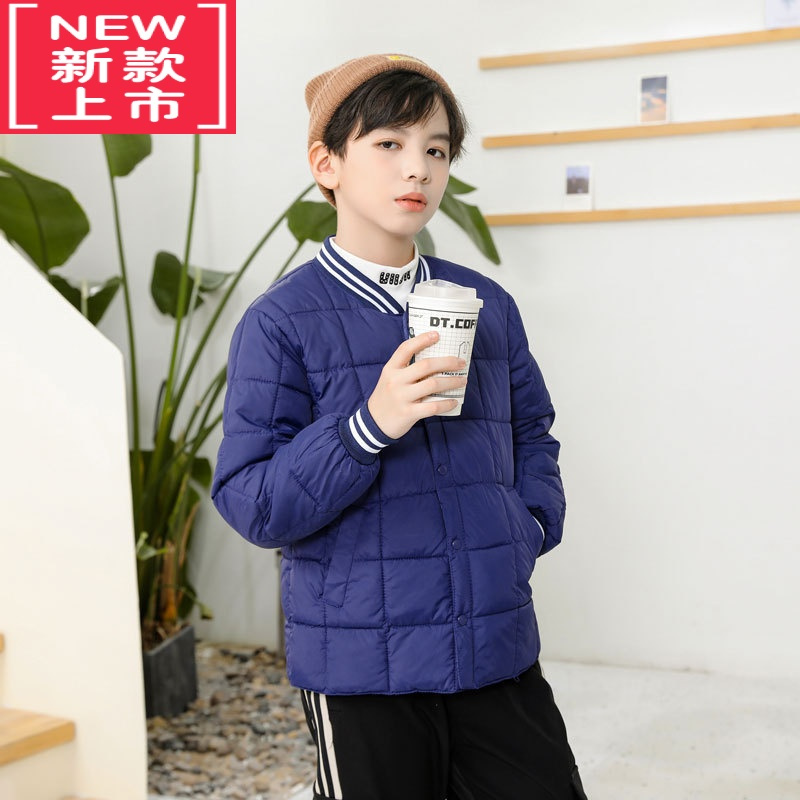 可莉允青少年羽绒棉服中大童棉袄男16岁女童中小高中生校服保暖儿童内胆