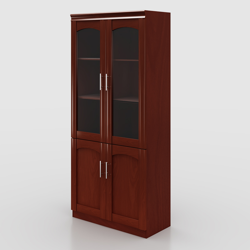 臻远ZY-YGB-06 文件柜油漆贴木皮资料柜书柜高清大图