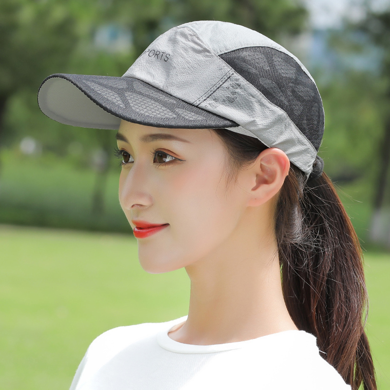 盛世尼曼帽子女遮阳帽女夏季防晒女士太阳帽鸭舌帽户外速干透气薄款