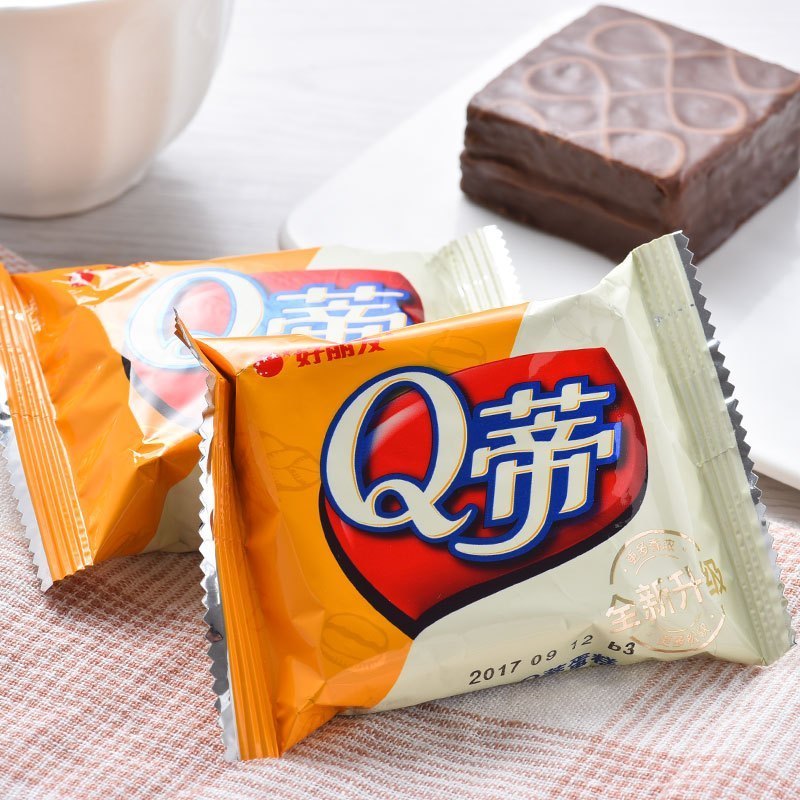 3件65折好丽友q蒂摩卡巧克力糕点蛋糕168g